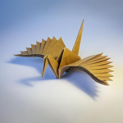 Feathered tsuru