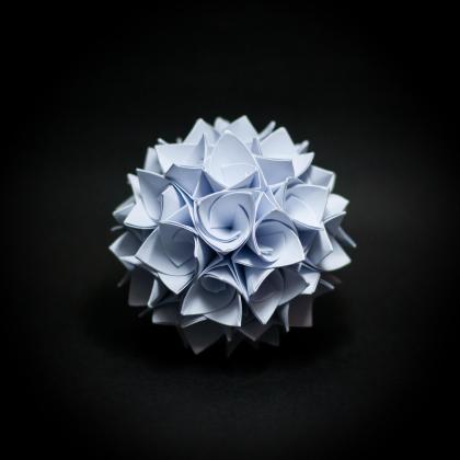 Five-Petaled Square Curler Kusudama