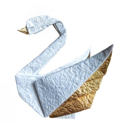 Dancing Swan, designed and folded by Francesco Massimo